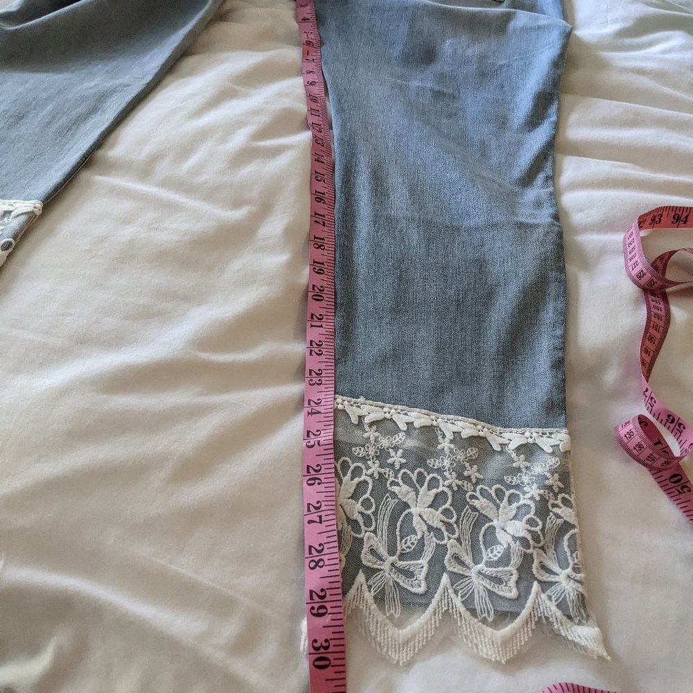 OMG skinny ankle pull on jeans